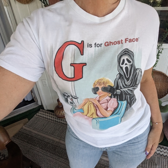 Unbranded Tops - White Graphic Short Sleeve Tee
